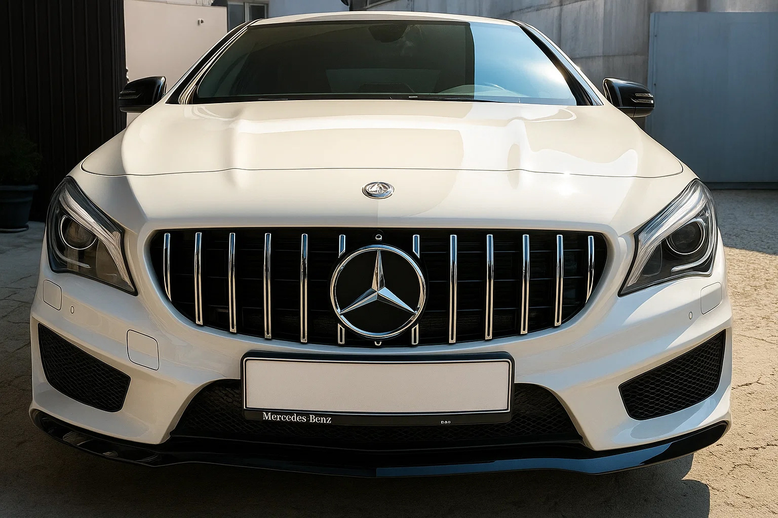 Передня решітка (2013-2016, GT Panamericana) для Mercedes CLA C117 рр