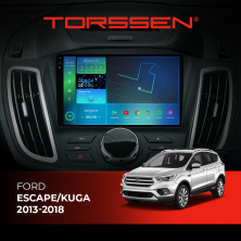 Штатна магнітола Torssen 2K Ford Escape/Kuga 13-18 LOW END F9464 4G Carplay DSP