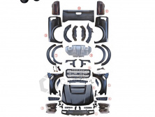 Комплект обвісів (дизайн F150 Raptor 2015-2020) Ford Ranger 2011-2022 рр.