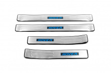 Накладки на пороги Libao LED (4 шт, нерж) GreatWall Haval H6 2011- рр.