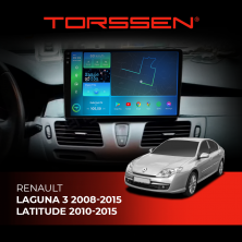 Штатна магнітола Torssen 2K Renault Laguna 3 08-15 Latitude 10-15 F10232 4G Carplay DSP
