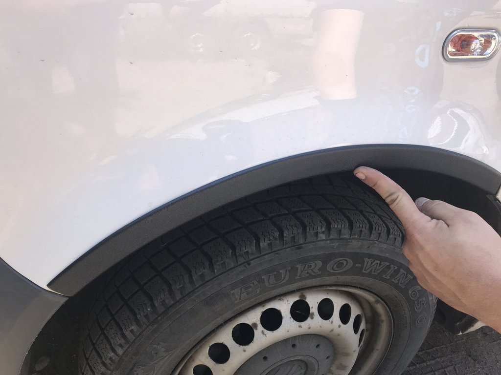 Накладки на арки (6 шт, чорні) ABS пластик для Volkswagen T5 Transporter 2003-2010 рр