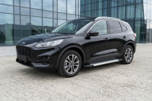 Бокові пороги Vision New Grey (2 шт., Алюміній) Ford Kuga/Escape 2019- рр.