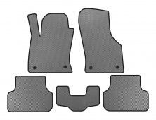 Килимки EVA (2013-2016, SW, Сірий) Seat Leon 2013-2020 рр.