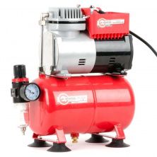 Компрессор безмасляный 3 л, 0.3 кВт, 220 В, 3.2 атм, 50 л/мин INTERTOOL