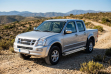 Бокові пороги Maydos V2 (2007-2012, 2 шт., Алюміній) Isuzu D-Max 2002-2011 рр.
