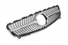 Передня решітка Diamond SIlver (2015-2018) для Mercedes A-сlass W176 рр