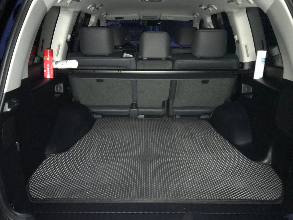 Килимок багажника V-1 (EVA, 5 місць, чорний) для Toyota Land Cruiser 200