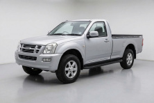 Бокові пороги Tayga Black (2007-2012, 2 шт., Алюміній) Isuzu D-Max 2002-2011 рр.