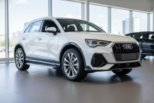Бокові пороги Maya V2 (2 шт., Алюміній) Audi Q3 2019- рр.