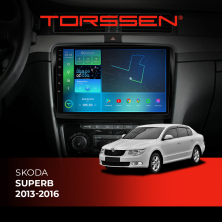 Штатна магнітола Torssen Skoda Superb 13-16 NF10 Carplay