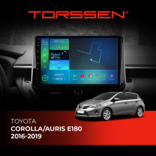 Штатна магнітола Torssen Toyota Corolla / Auris E180 2016-2019 F9432 4G Carplay DSP