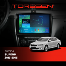 Штатна магнітола Torssen 2K Skoda Superb 13-16 F10232 4G Carplay DSP