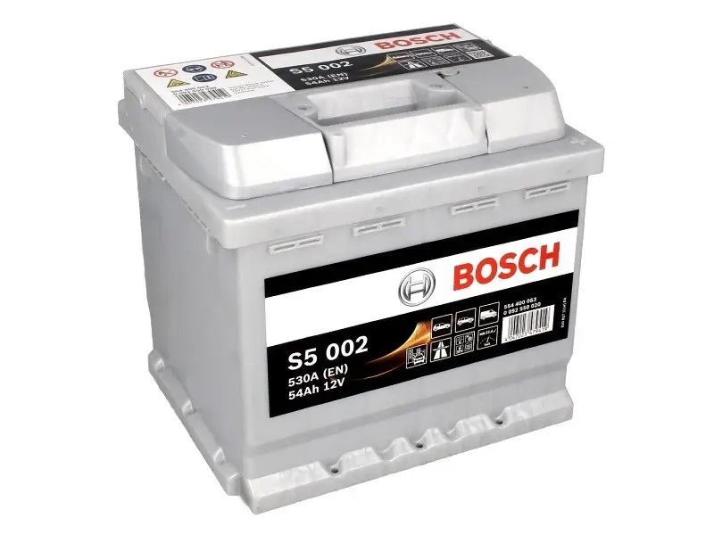 Акумулятор 54Ah-12v BOSCH (S5002) (207x175x190),R,EN530