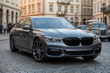 Ніздрі M-Look (2019-2022, чорний глянець) BMW 7 серія G11/G12 2015-2022 рр.