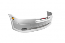 Накладка на передній бампер 2 фари 2006-2011 (під фарбування) для Volkswagen Crafter рр