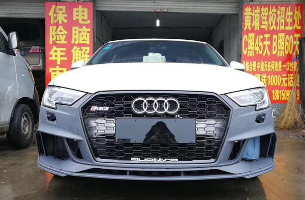 Передній бампер RS3 V3 (2016-2020) для Ауди A3 рр