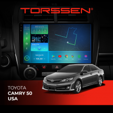 Штатна магнітола Torssen 2K Toyota Camry 50 USA FL10 4+64Gb 4G Carplay DSP