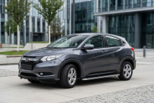 Бокові пороги Maydos V1 (2 шт., Алюміній) Honda HR-V 2014-2021 рр.
