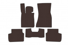 Гумові килимки Carsuit (Для G11, коричневий) BMW 7 серія G11/G12 2015-2022 рр.