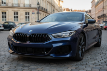 Ніздрі 1-Bar (2018-2022, чорний глянець) BMW 8 cерія G14/G15/G16 2018- рр.
