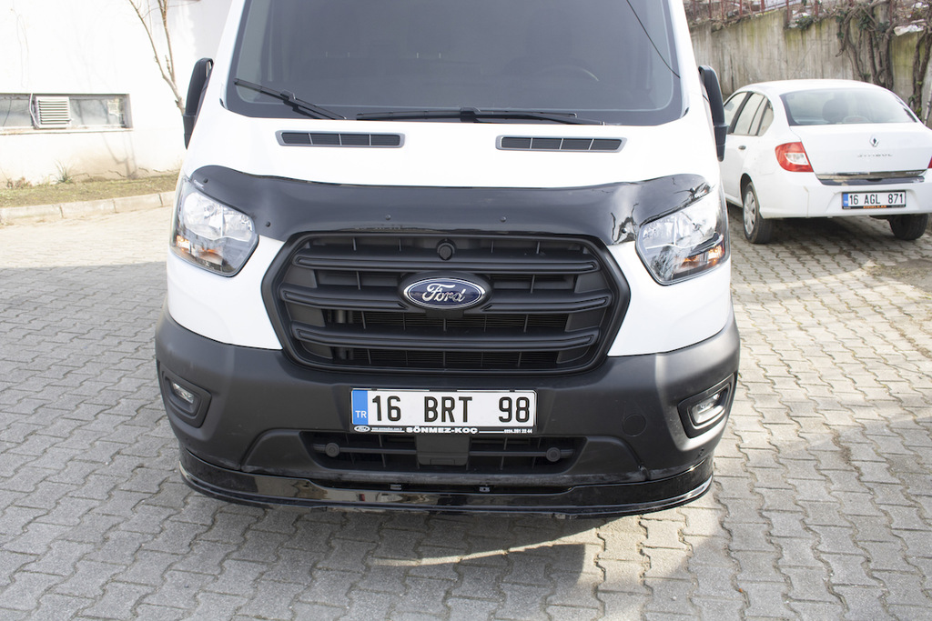 Передня лип накладка (2019-2026, ABS) для Ford Transit 2014- рр