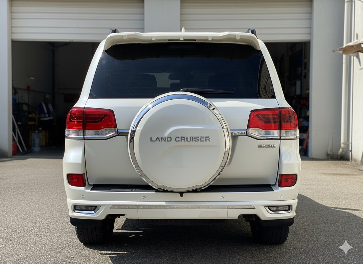 Спойлер Ewan (2016-2021) Білий колір для Toyota Land Cruiser 200 рр