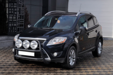 Кенгурятник WT018 Black (нерж.) Ford Kuga 2008-2013 рр.