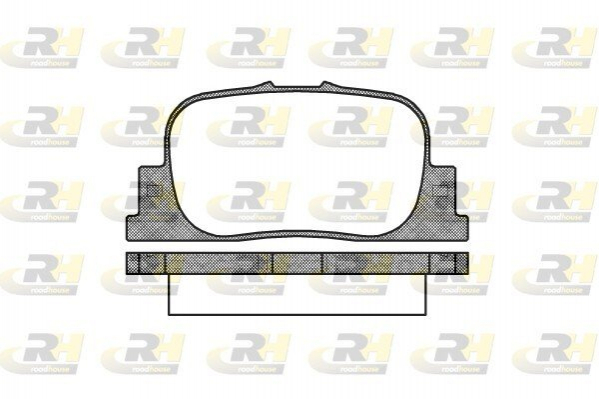 Колодки гальмівні задні Geely ROADHOUSE