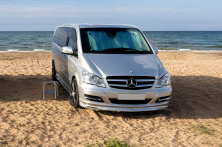Накладка на бампер BRB V1 (під фарбування) 2004-2010 рік для Mercedes Vito W639 рр