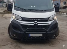 Передня дуга WT003 Black (нерж.) Opel Movano 2021- рр.