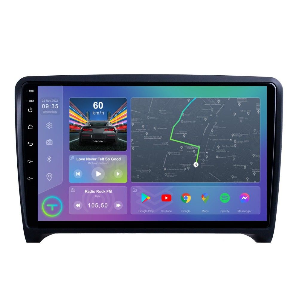 Штатна магнітола Torssen Audi TT 06-14 FL9 4+64Gb 4G Carplay DSP