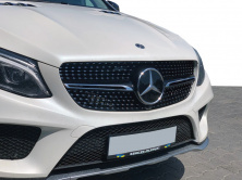 Тюнінг решітка радіатора (Diamond Black) З місцем під камеру Mercedes GLE coupe C292 2015-2019 рр.