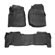 Килимки Stingray 3D (3 шт) Lexus GX470 2002-2009 рр.