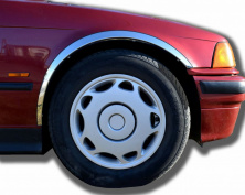 Накладки на арки (4 шт, нерж) BMW 3 серия E36 1990-2000 гг.