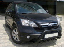 Кенгурятник WT003 Black (нерж.) Honda CRV 2007-2011 рр.