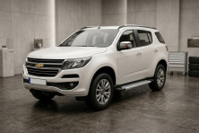 Бокові пороги Vision New Grey (2 шт., Алюміній) Chevrolet Trailblazer 2012-2019 рр.