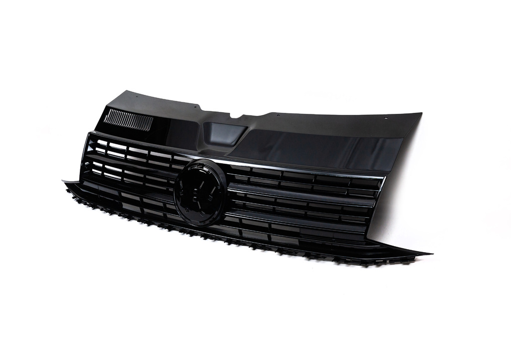 Передні решітку Чорний глянець (під емблему) для Volkswagen T6 2015-2024 рр
