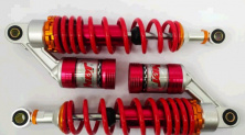 Амортизаторы (пара) Delta 325mm, газомасляные (красные) KOMATCU