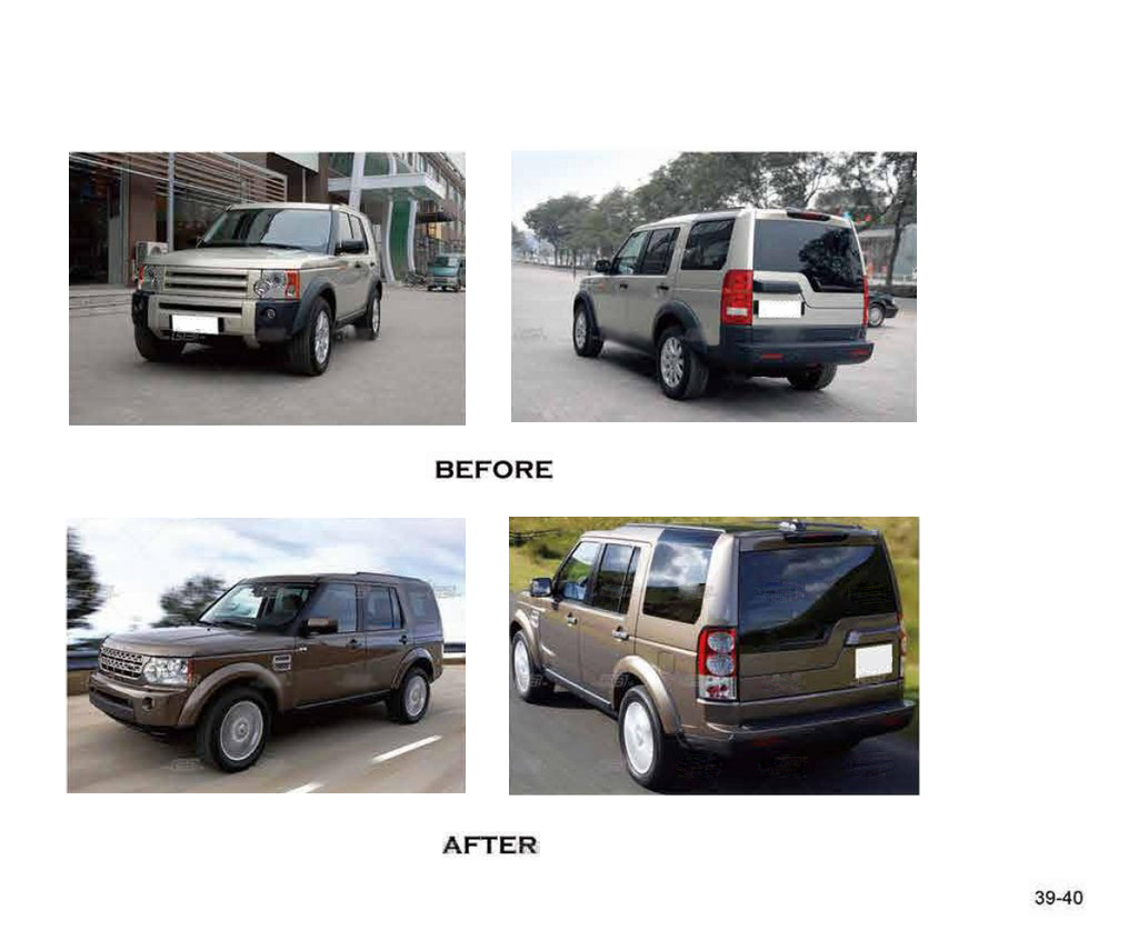 Комплект рестайлінгу в 2013-2017 (з крилами) для Land Rover Discovery IV рр