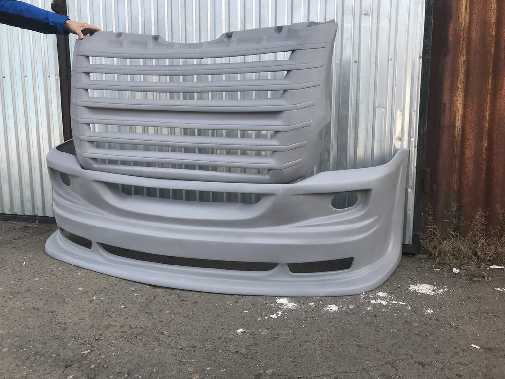Передній бампер 2012-2026 (USA-style, під фарбування) для Volkswagen Crafter рр