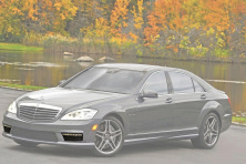 Комплект решіток в протитуманки (S63/65) Mercedes S-сlass W221 2005-2013 рр.