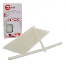 Комплект прозрачных клеевых стержней 11,2 мм x 300 мм, уп. 1 кг INTERTOOL