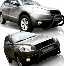 Кенгурятник WT003 Black (нерж.) Geely Emgrand X7 2011- рр.