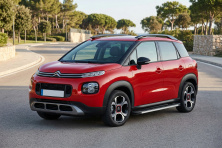 Бокові пороги Maya V1 (2 шт., Алюміній) Citroen C-3 Aircross 2017-2024 рр.