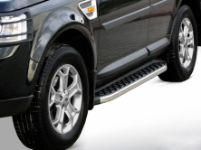 Бокові пороги BlackLine (2 шт., алюміній) Land Rover Discovery V 2017- рр.