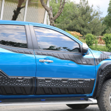 Верхні молдинги дверей 2019+ (6 шт, ABS) Mitsubishi L200 2015-2024 гг.