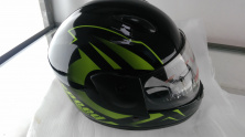Шлем детский интеграл (mod: F2-801) (size XS, BLACK/Neon yellow) ST