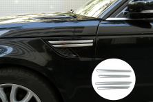 Хром накладки на зябра (4 шт) Range Rover Sport 2014-2022 рр.