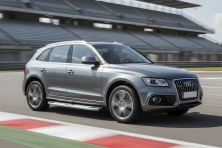 Бокові пороги Mevsim Grey (2 шт., Алюміній) Audi Q5 2008-2017 рр.